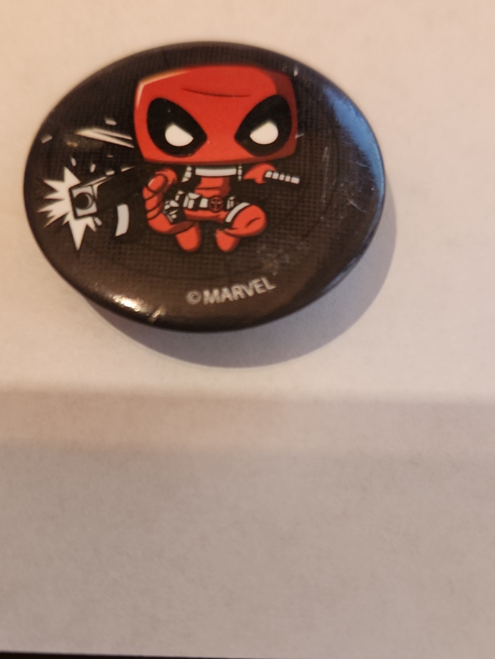 Marvel Deadpool Funko-Style Pin - Red & Black